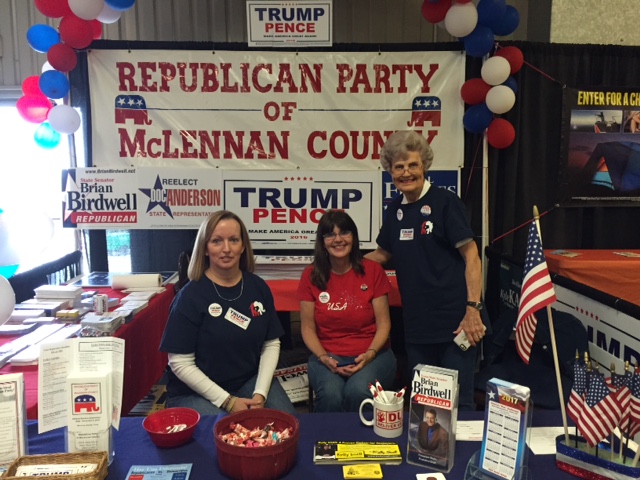 Barbara, Lorna, Helen fair booth 10-7-16